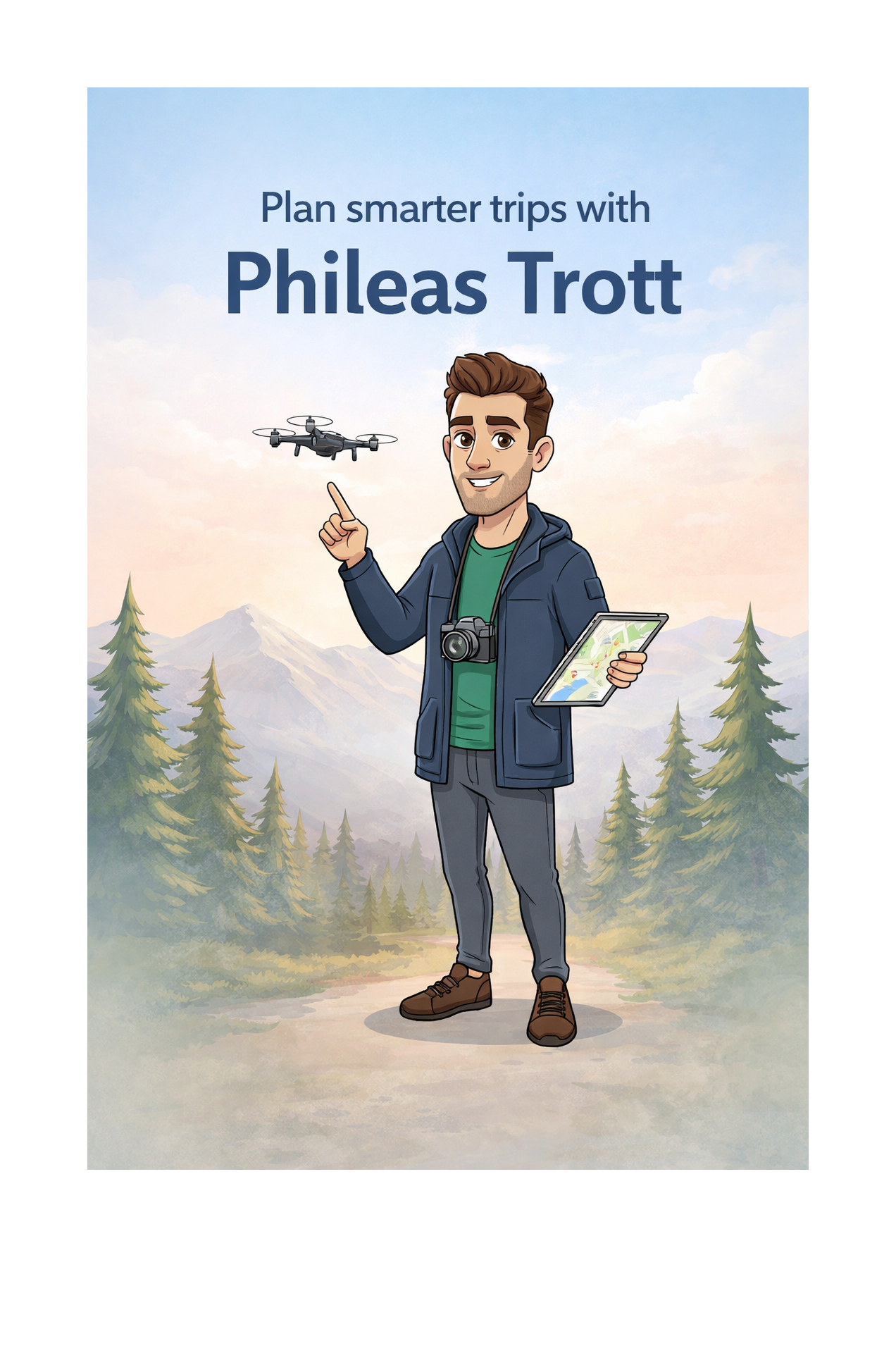 Meet Phileas Trott, your MapTrotting travel assistant